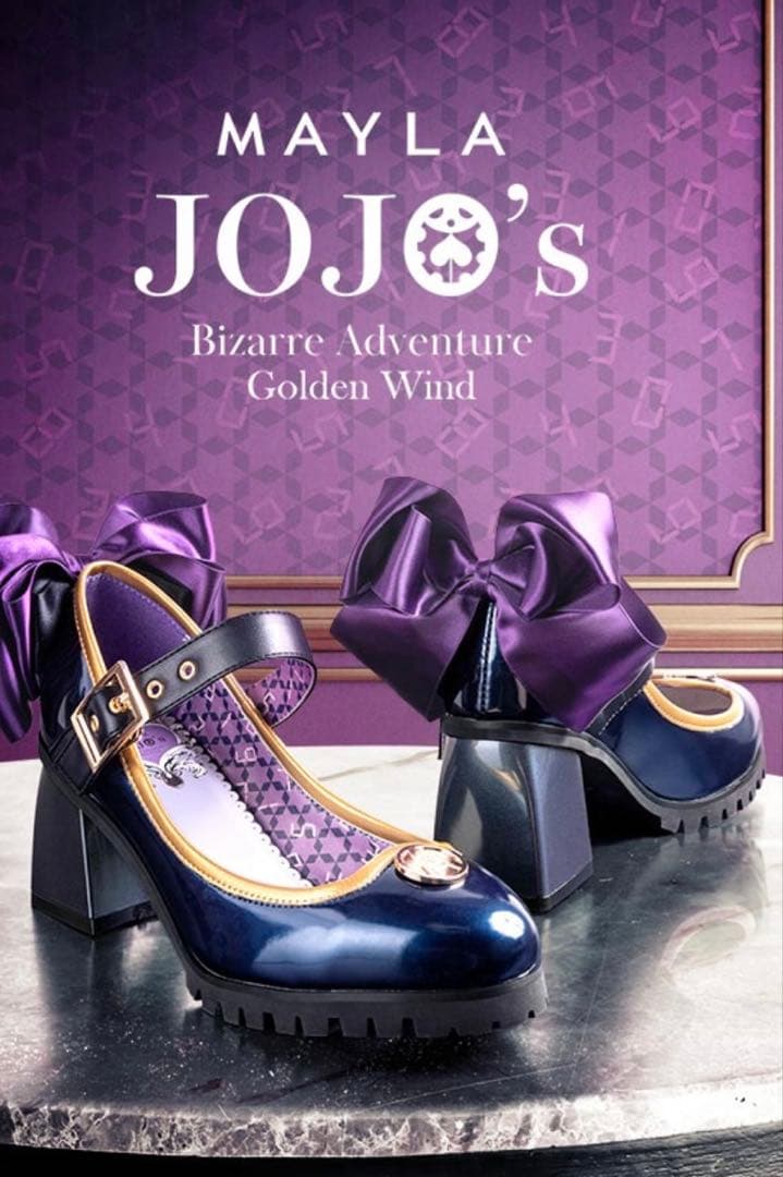 ジョジョの奇妙な冒険 黄金の風 アイコニック シューズ パンプス　アバッキオ