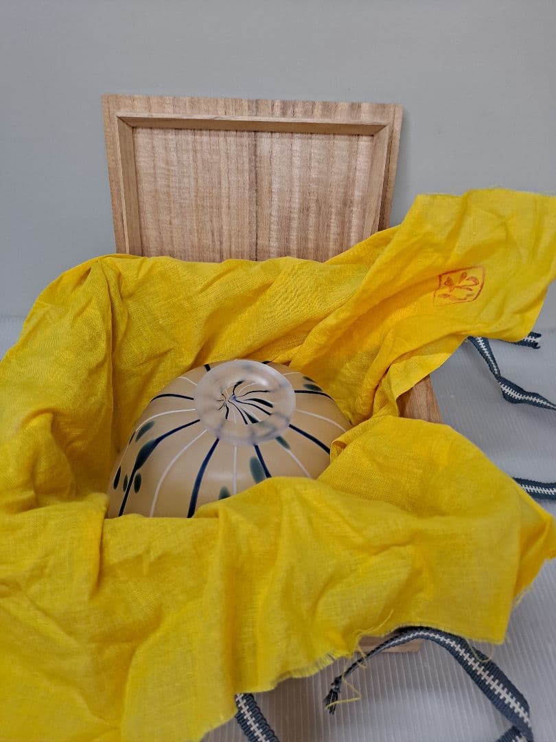 茶道具平井依 造 硝子 ガラス抹茶茶碗 共箱