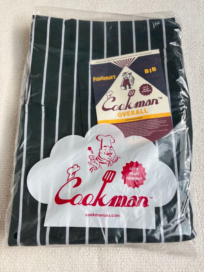 パンツ Fisherman's Bib Overall Stripe DarkGreen