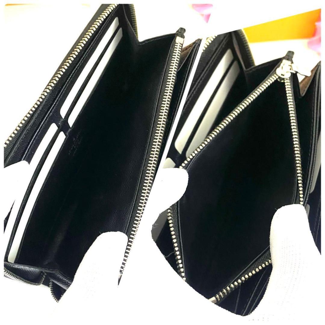 ルイ ヴィトン◎エピ ジッピーウォレット ノワール ラウンドファスナー 長財布