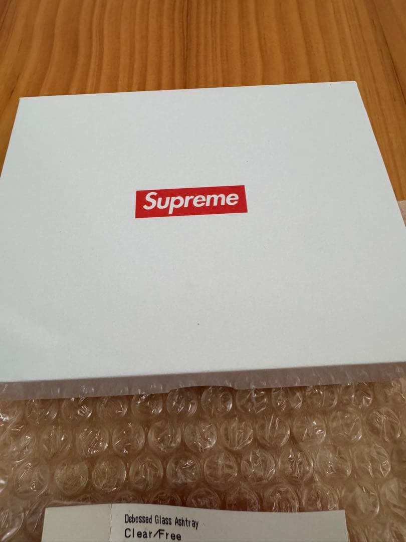 Supreme Debossed Glass Ashtray 灰皿 未使用