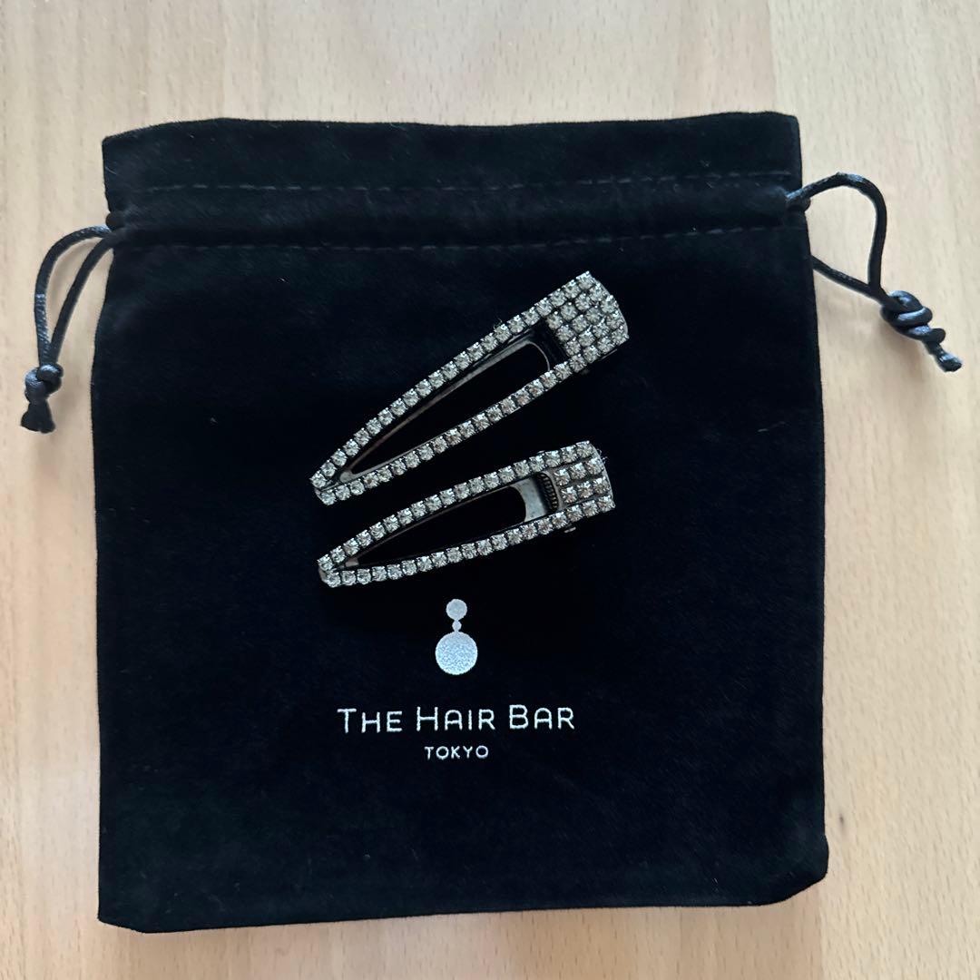 【お値下げ】THE HAIR BAR TOKYO ラインストーンクリップ 2個