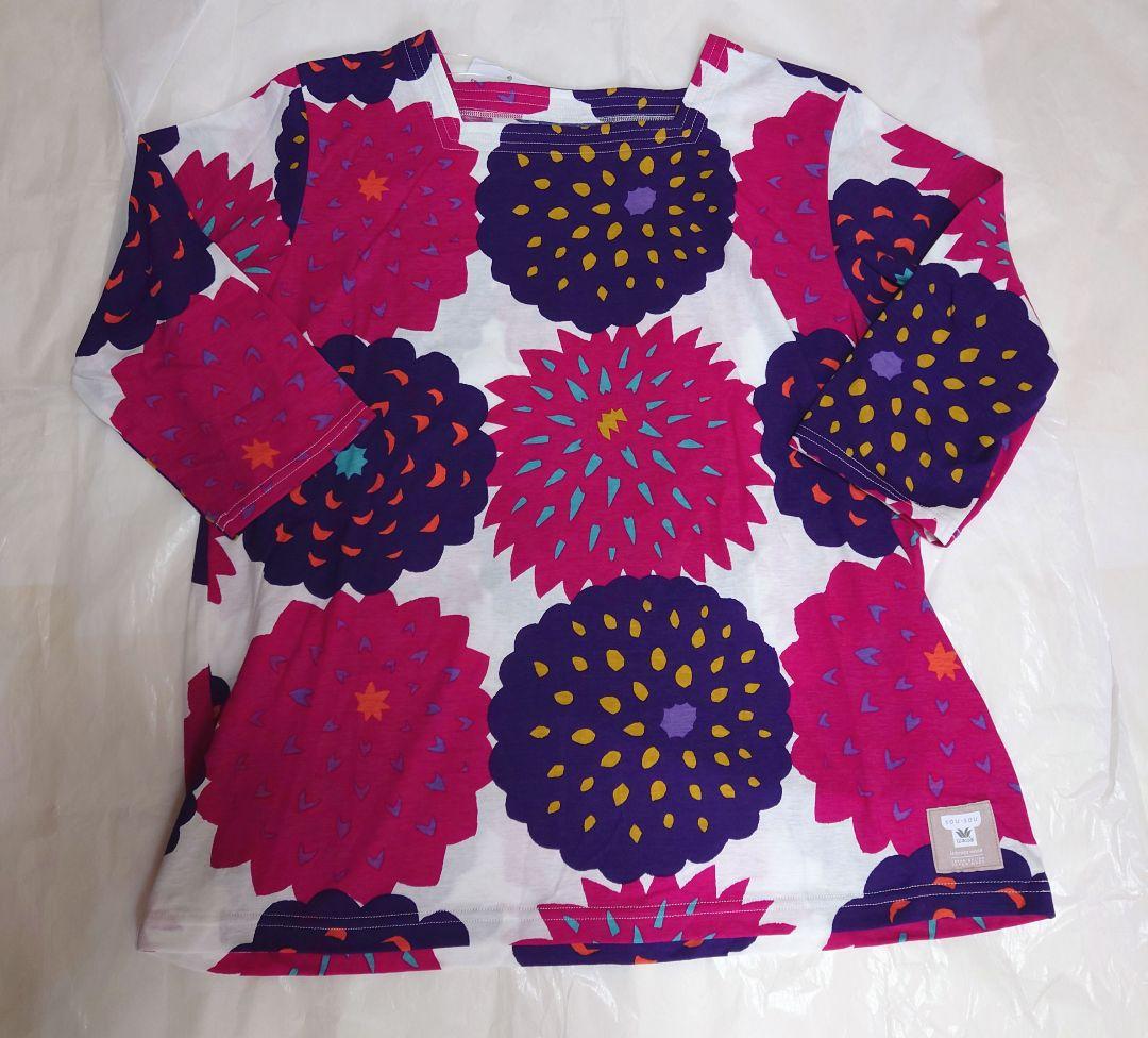 新品タグ付き ワコール 睡眠科学 パジャマ 接触冷感ルームウェア 花 M