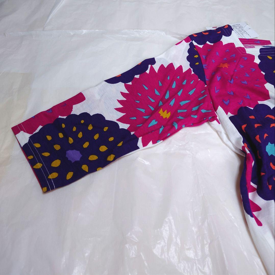 新品タグ付き ワコール 睡眠科学 パジャマ 接触冷感ルームウェア 花 M