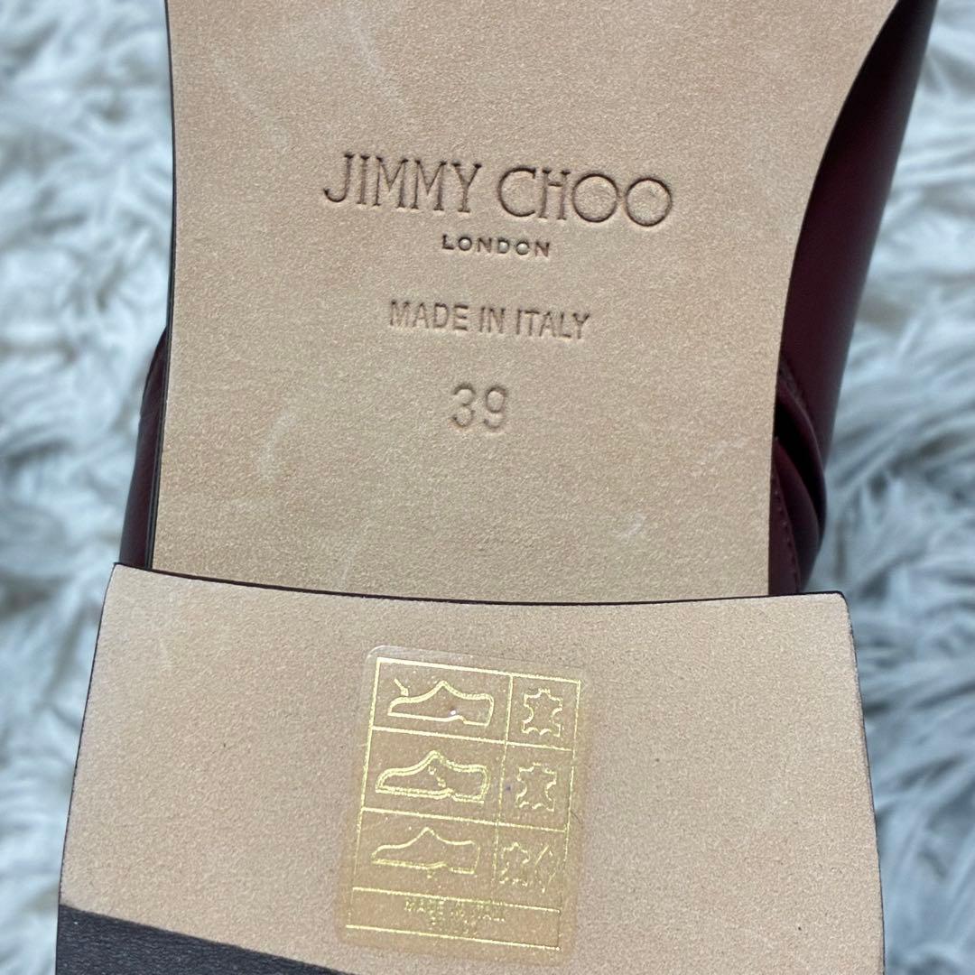 【未使用美品】JIMMY CHOO 本革 39〈参考価格143,200円〉