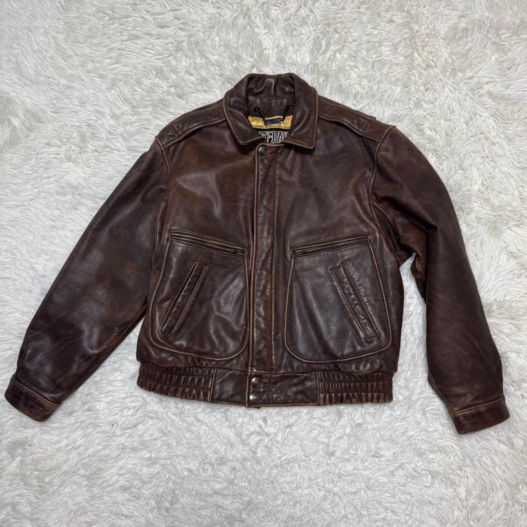 【90s USA製】Harley-Davidson スクリーミンイーグル レザー