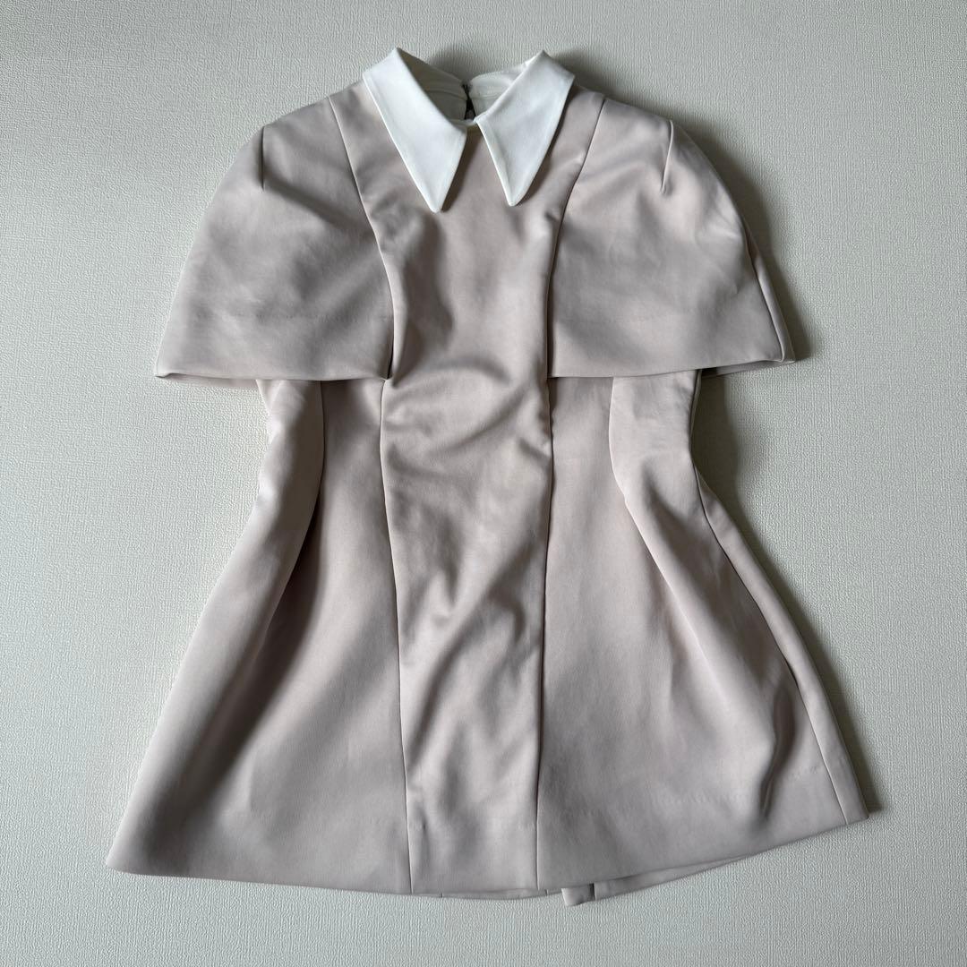 【長澤まさみさん着用✨】CELFORD 襟付きポンチセットアップ 38ベージュ