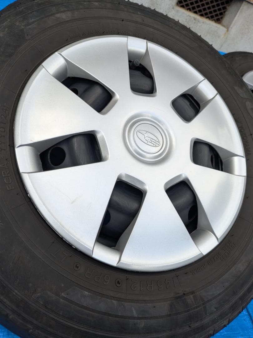 出品①★ハイゼット/サンバー　145R12★　※注意！4本セットの内２本のみ