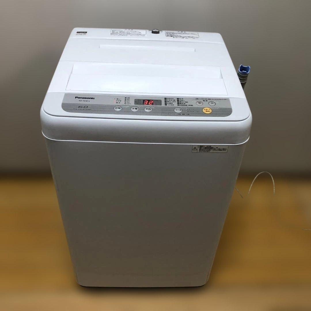 送料無料 パナソニック 洗濯機 NA-F60B12 2018年製 88336