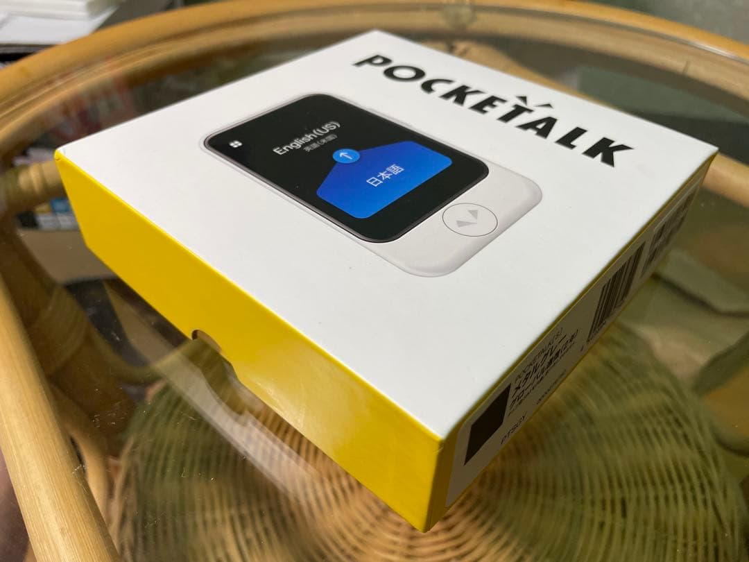 【美品】翻訳機POCKETALKポケトークS グローバル通信 ユーザー登録済