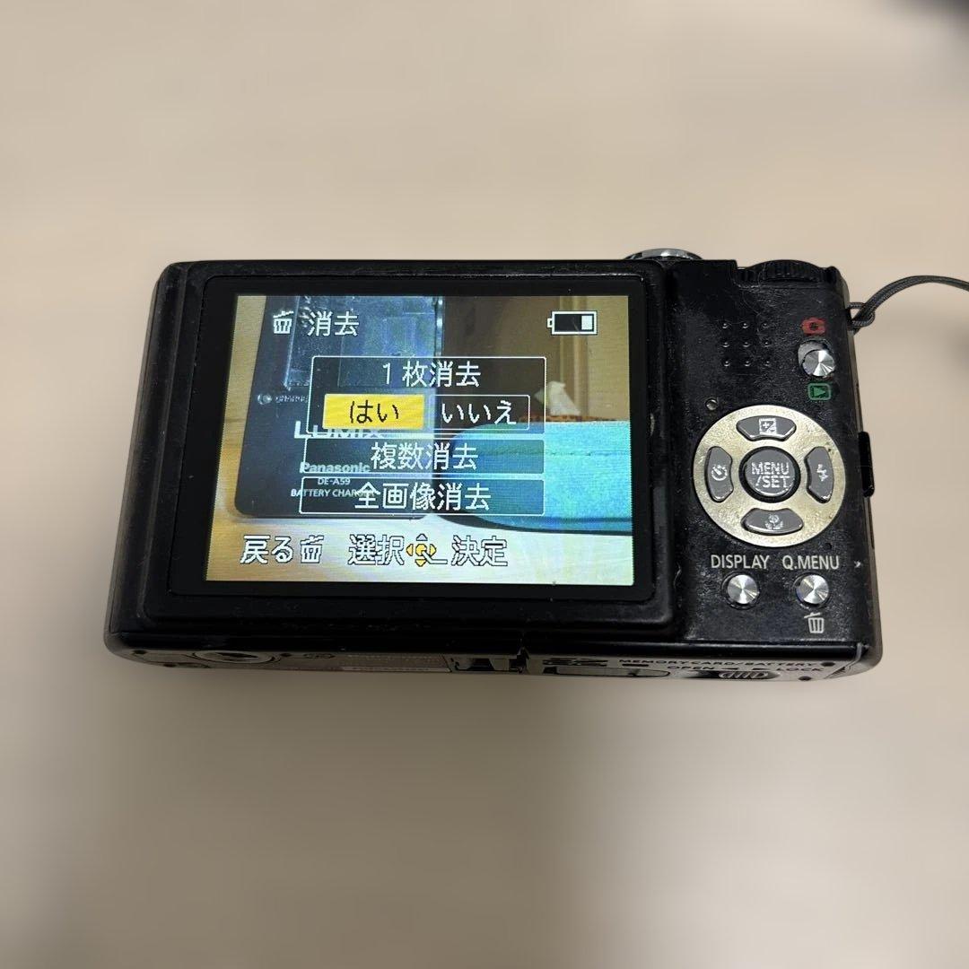 動作確認済 パナソニック ルミックス DMC-FX40 12M 黒 デジカメ