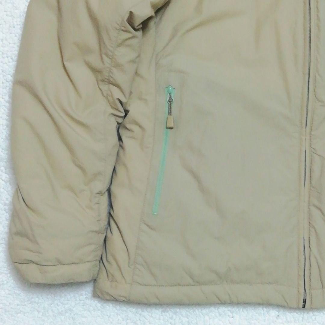 montbellモンベル コロラドパーカ リバーシブルダウン(L)ベージュ☓緑色