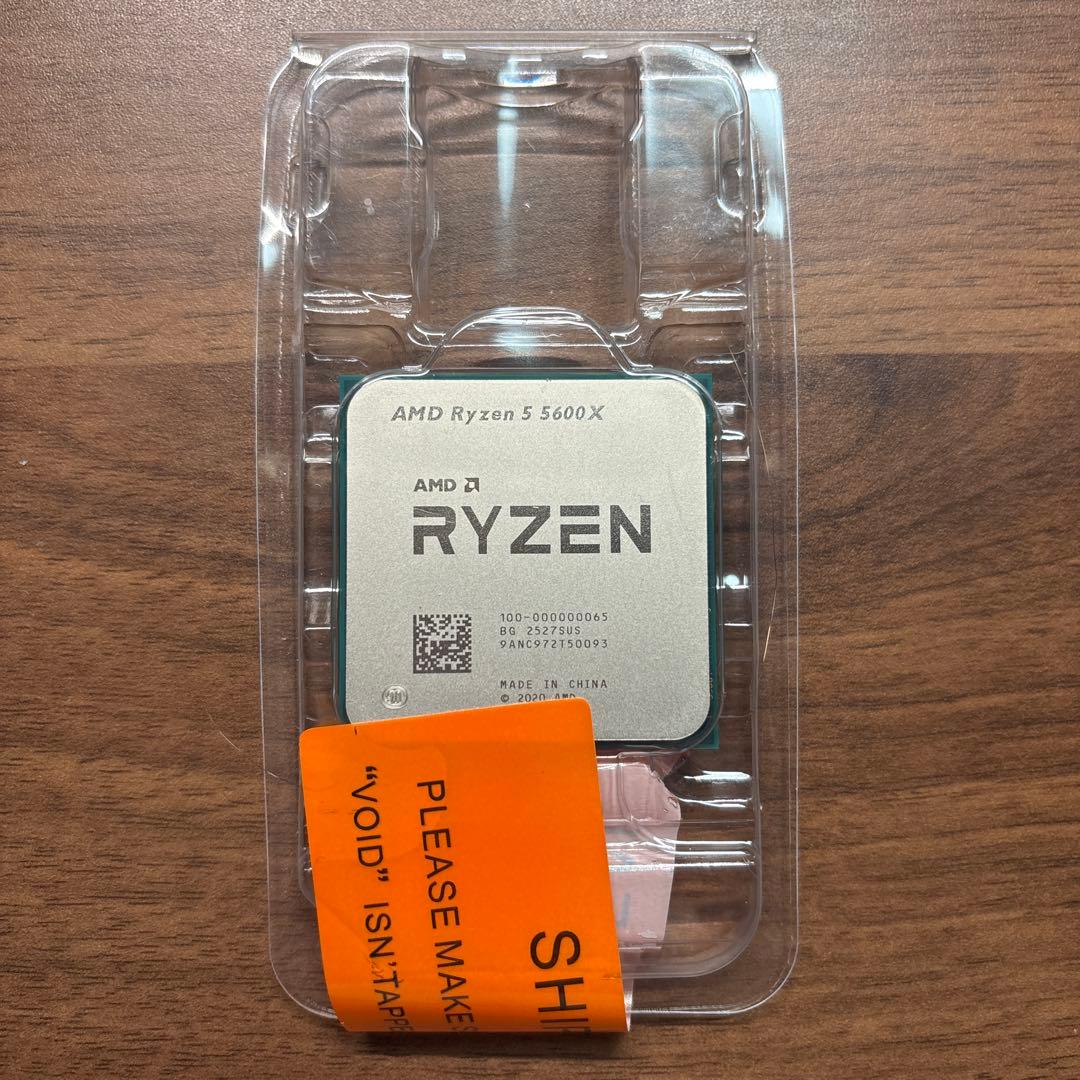 【新品未使用】Ryzen5 5600X 動作保証　返品対応有り！