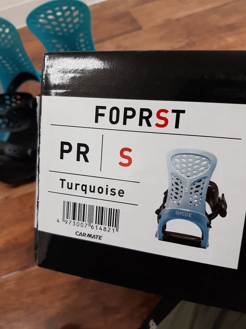 周*ん様 FLUX スノーボードビンディング ターコイズ　Sサイズ