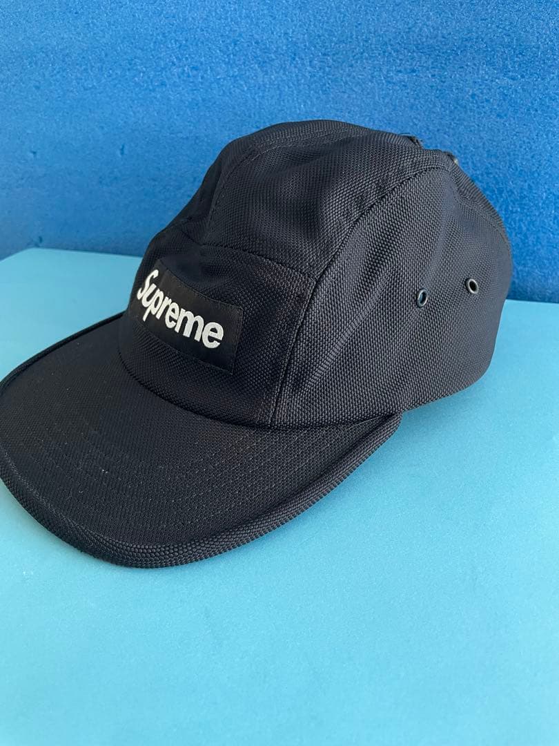 シュプリーム　キャップ　ブラック