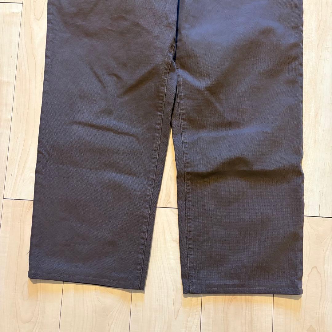 STUSSY BIG OL' JEANS 34インチ ブラウン ステューシー