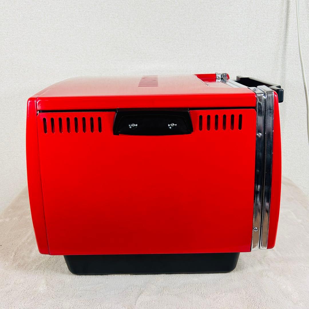 【未使用級美品】peace 851 ガスオーブン ピーステンピ　天火オーブン　赤