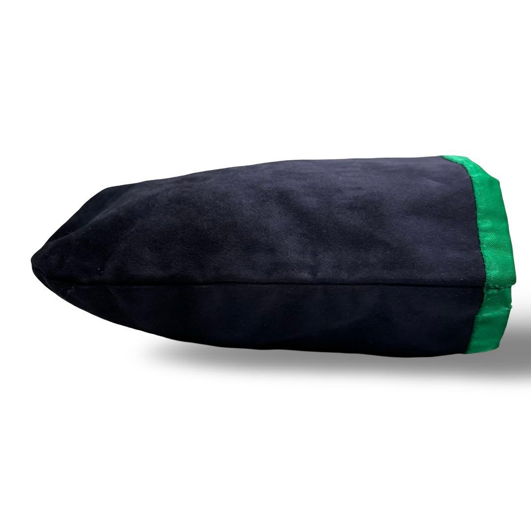 【美品】ボッテガヴェネタ　アクセサリーポーチ　黒　緑　ラグジュアリー　リング