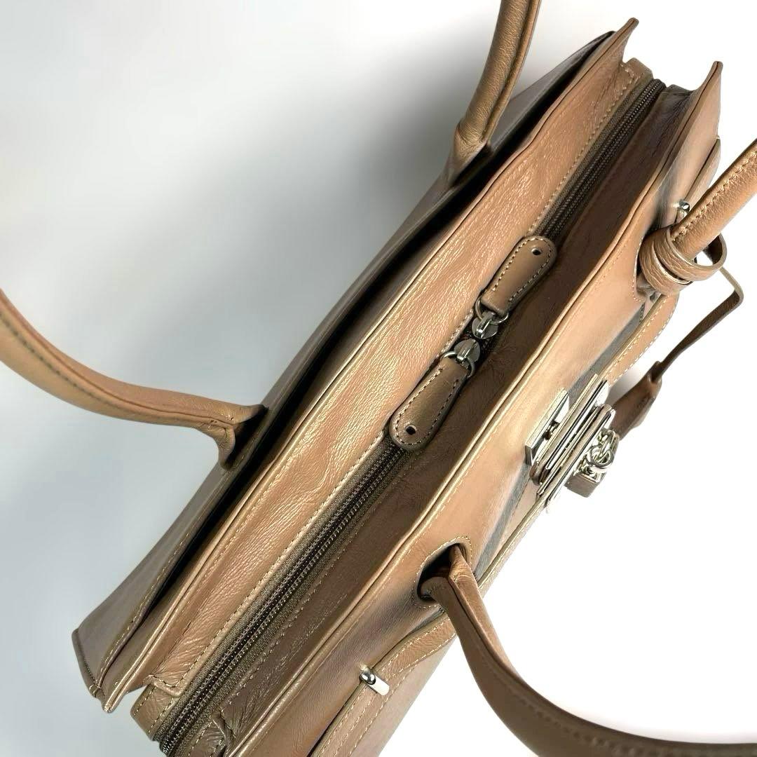 Hamano ミーティア　ハンドバッグ　レザー　肩掛け　肘掛け　未使用