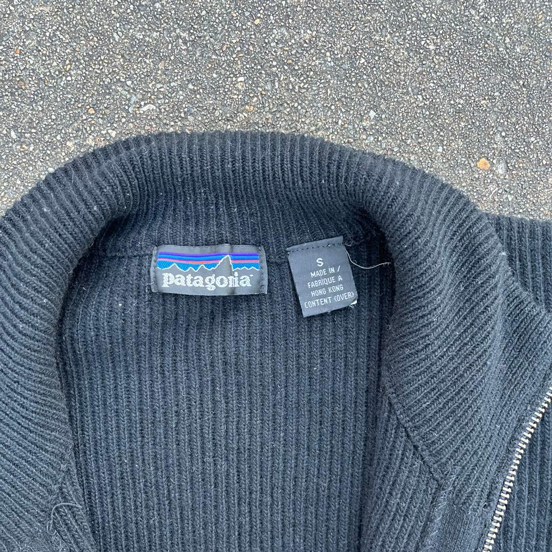 t*u様 90's patagonia ドライバーズニット ブラック 希少 古着