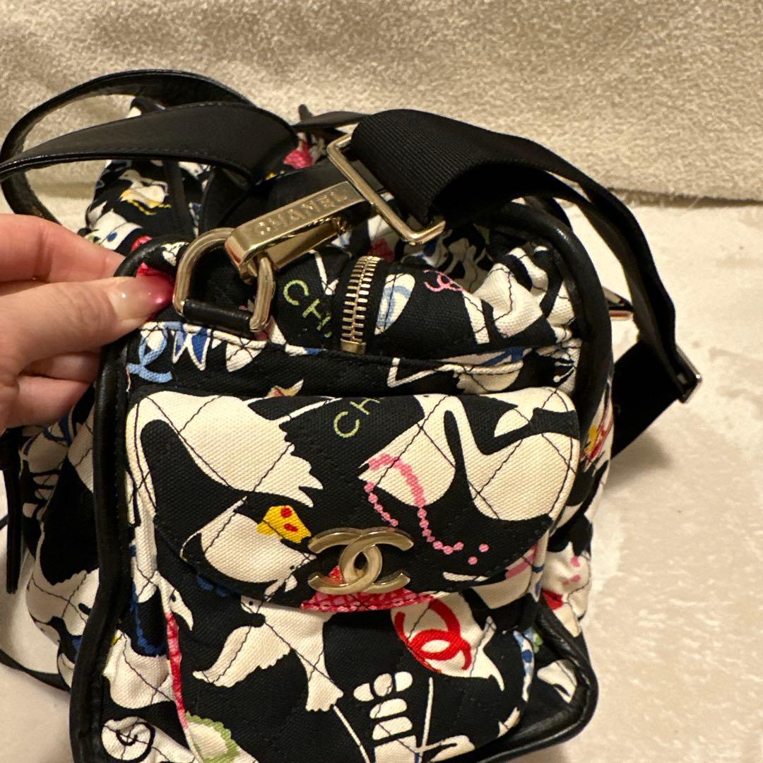 CHANEL スポーツライン ボストンバッグ 2WAY ショルダーバッグ