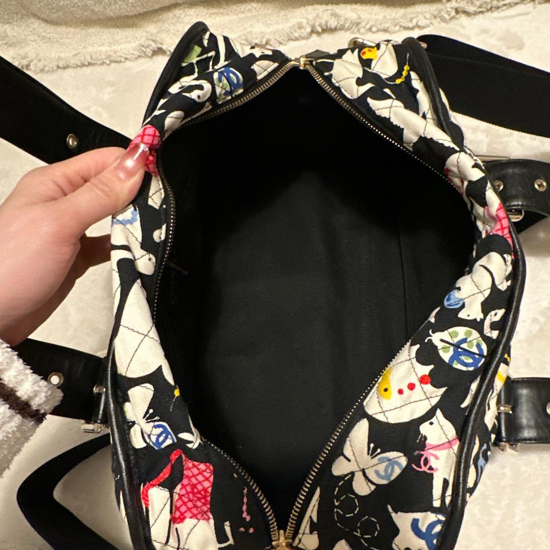 CHANEL スポーツライン ボストンバッグ 2WAY ショルダーバッグ