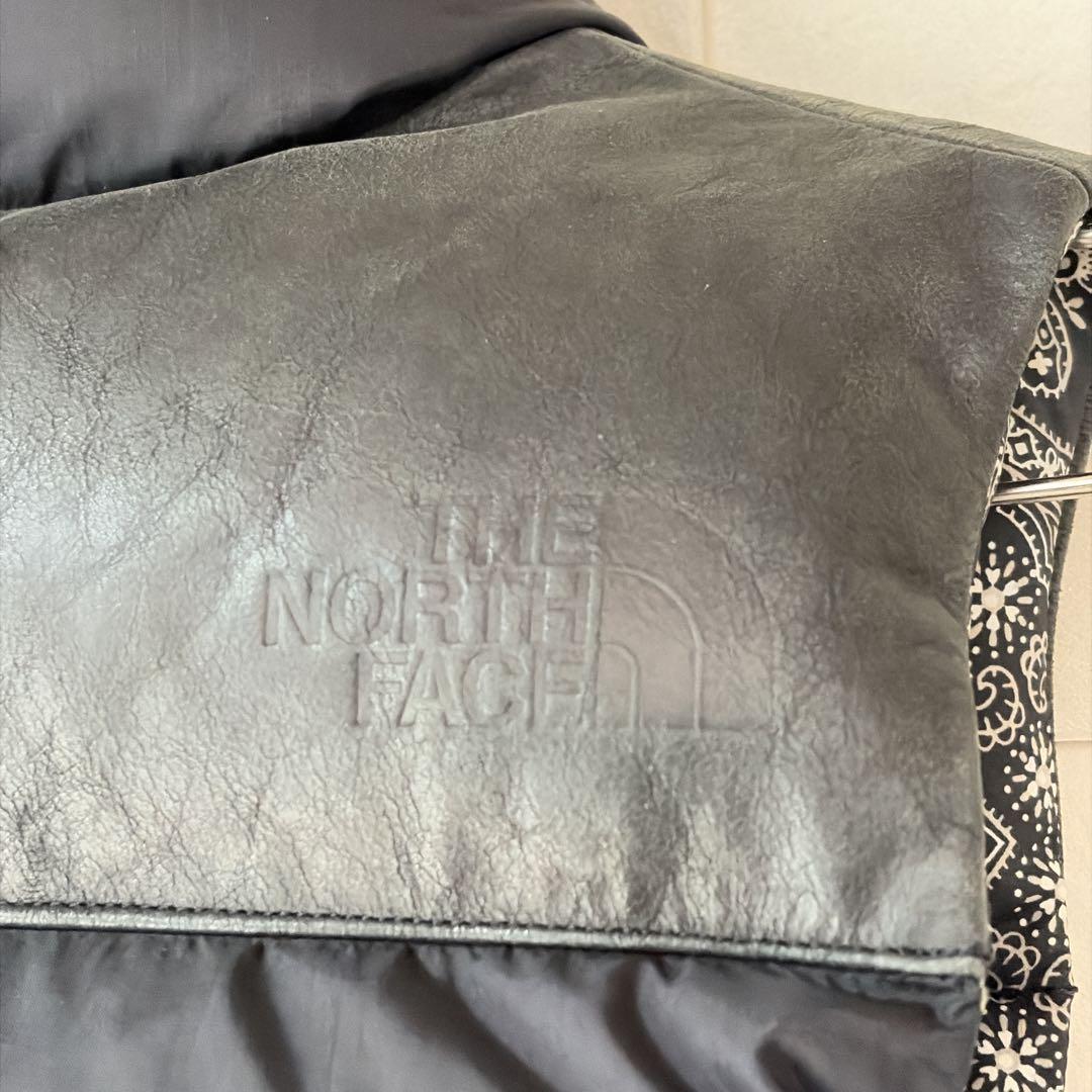 【希少　レア】ノースフェイス　S パープルレーベル　ダウンベスト　黒　ペイズリー