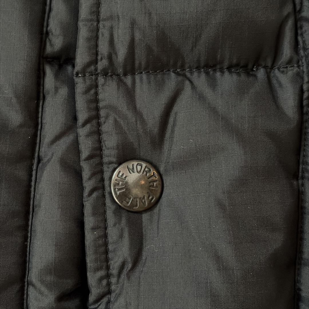 【希少　レア】ノースフェイス　S パープルレーベル　ダウンベスト　黒　ペイズリー