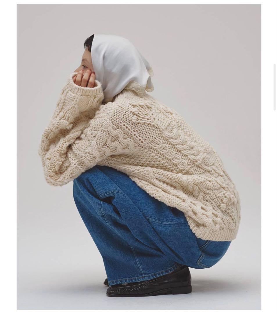 【極美品】今季継続モデル TODAYFUL パッチワークハンドニット タグ付