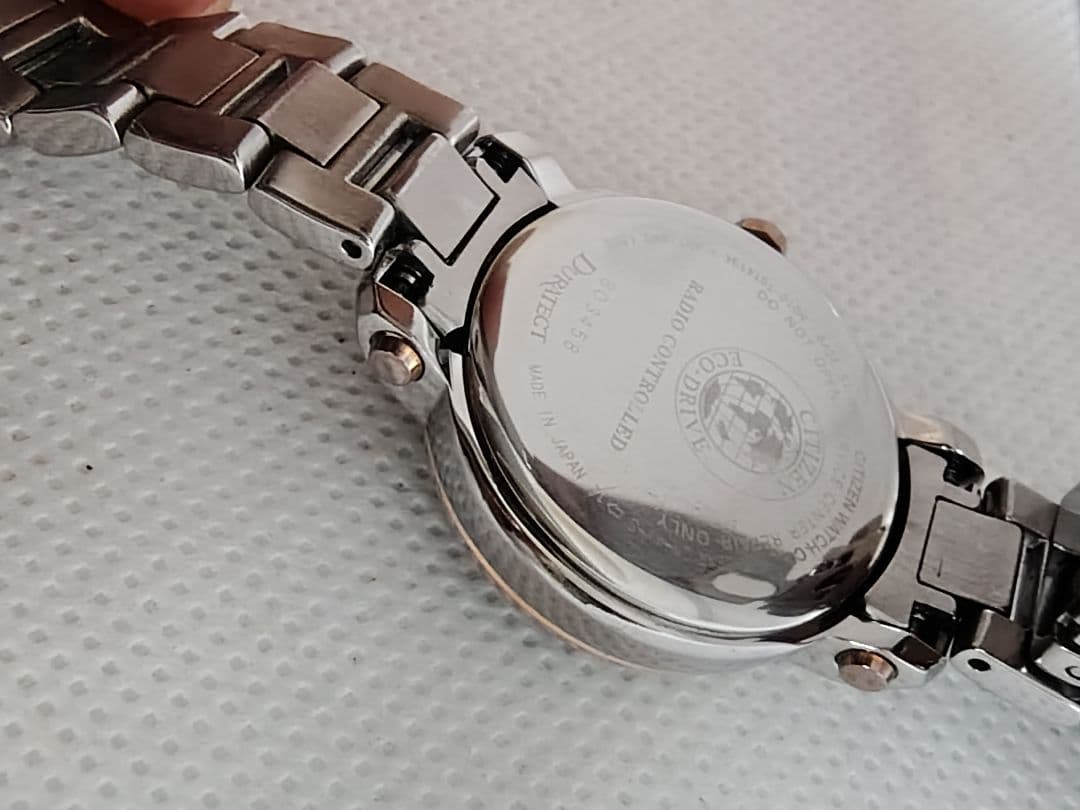 【電波ソーラー、極美品、希少、二次電池新品】シチズン　クロスシー　BK