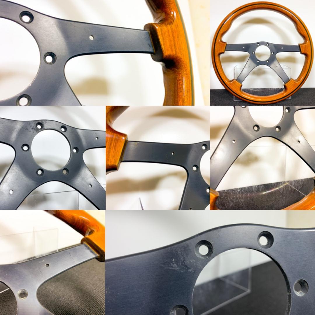 ナルディ ガラ4 ウッドステアリング タイプ4 ホーンボタン（新品おまけ）