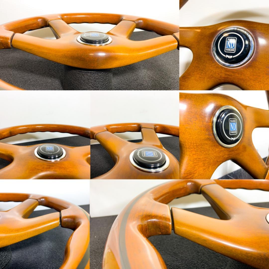 ナルディ ガラ4 ウッドステアリング タイプ4 ホーンボタン（新品おまけ）