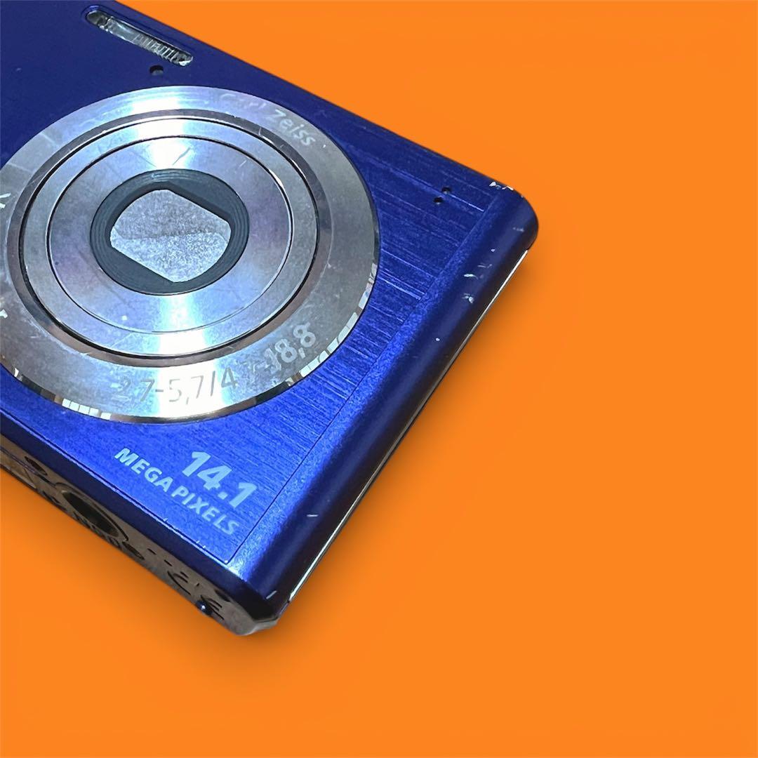 オマケ付き箱付き動作確認済‼️ソニーサイバーショットW550ブルー デジタルカメラ