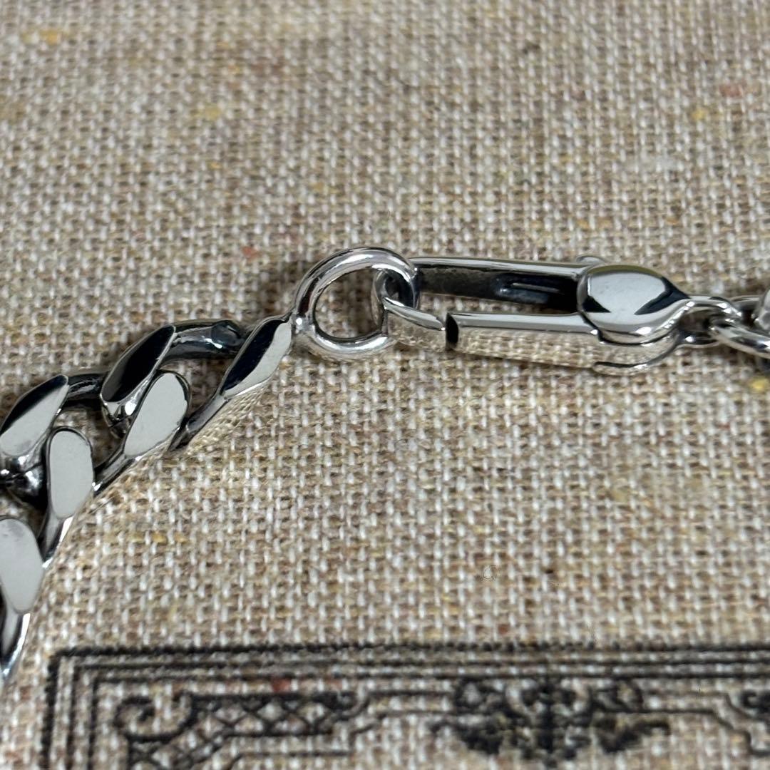 GUCCI 新品同様品　ディアマンテプレートブレスレット　極美品　925シルバー