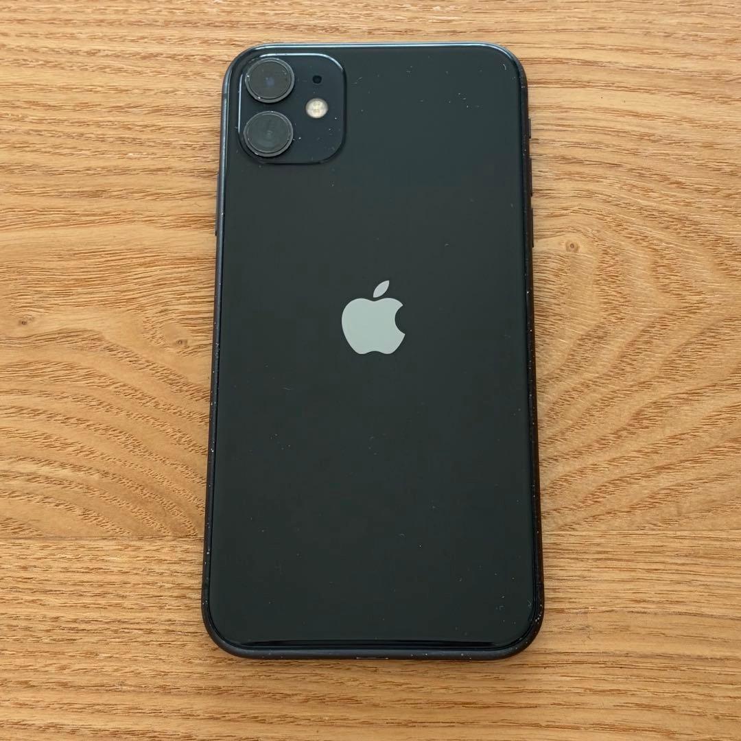 Apple iPhone11 本体 SIMフリー ෆ̈ ブラック 128GB