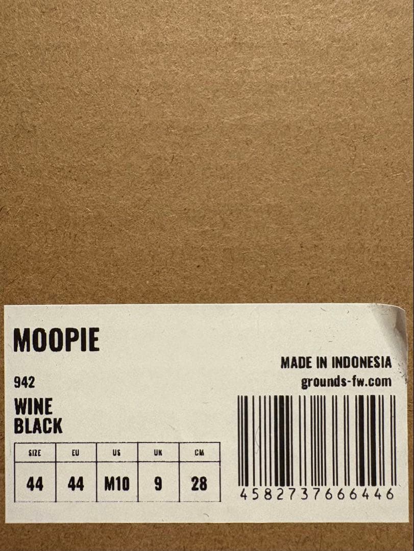 ※専用【レア】grounds グラウンズ MOOPIE wine black
