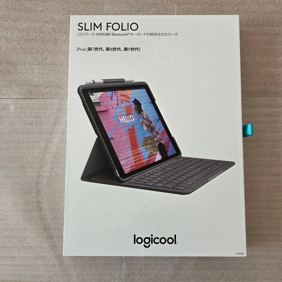 【外箱付】第7.8.9世代ロジクール Slim Folio iPad用カバー