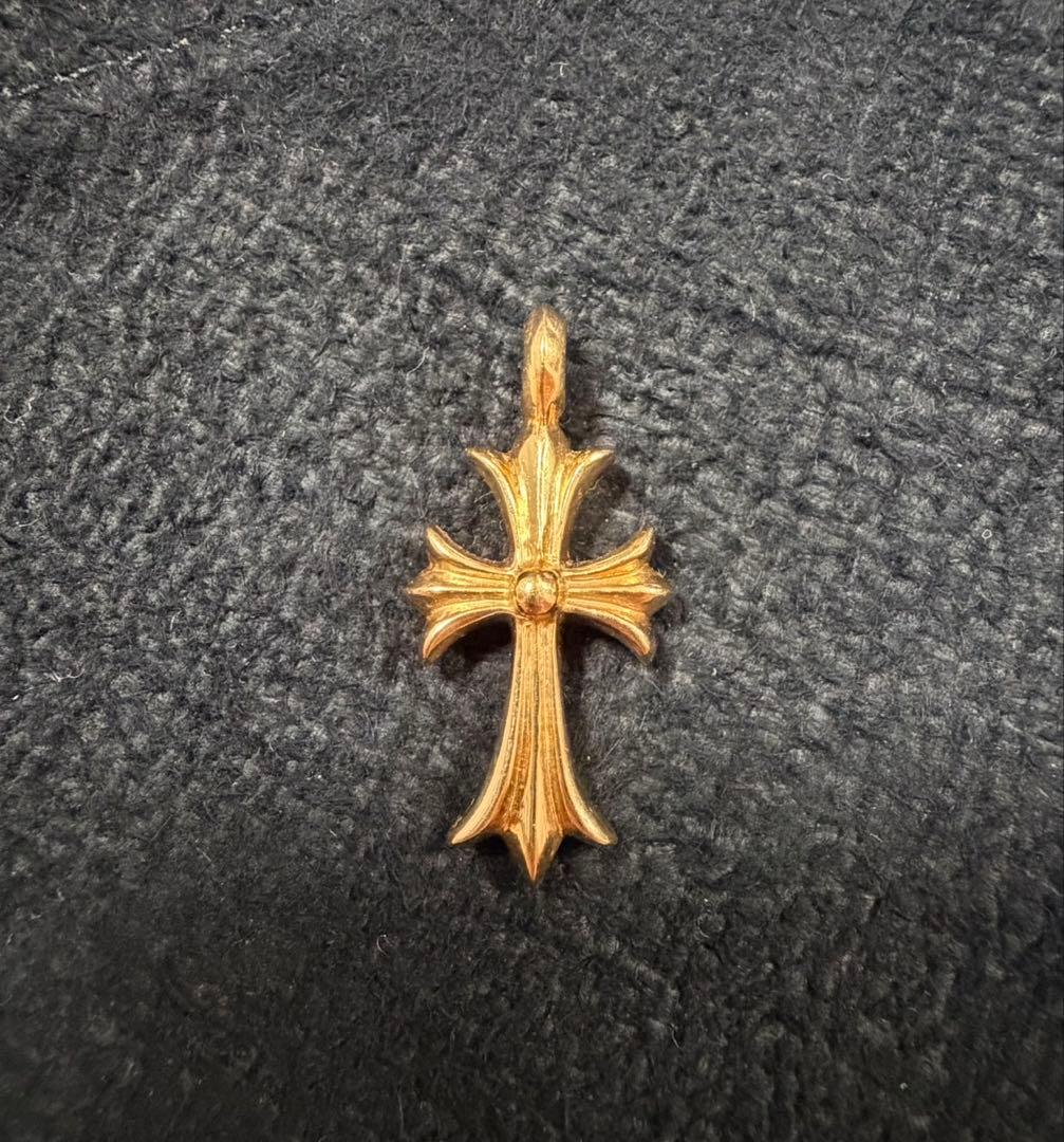 22k タイニークロス ノーブランド 22金 無垢 ペンダントトップ