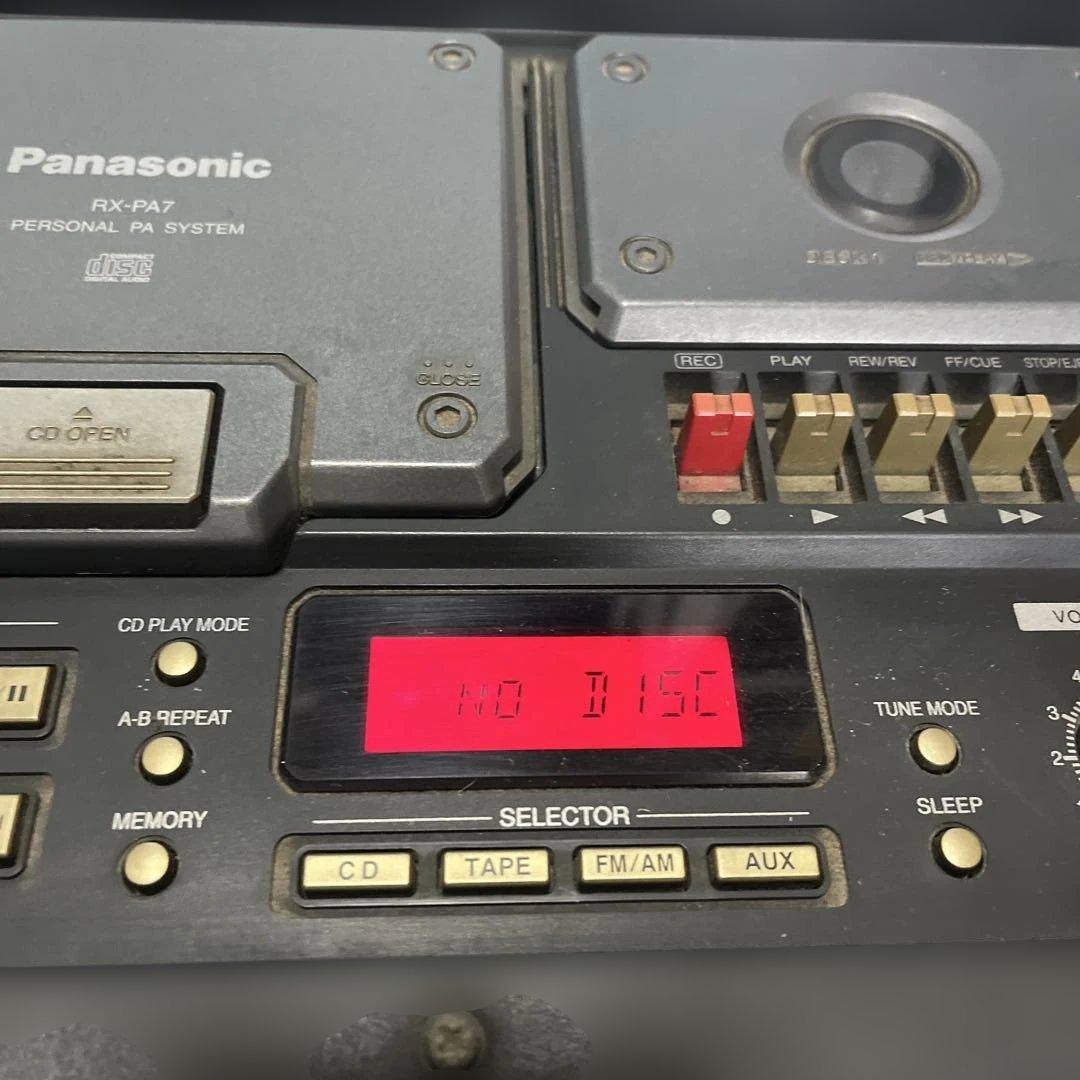 RX-PA7パナソニックPanasonic!パーソナルPAシステム!CDラジカセ