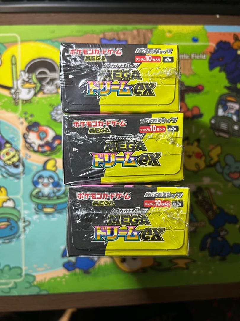 MEGAドリームex シュリンク付きbox 3box