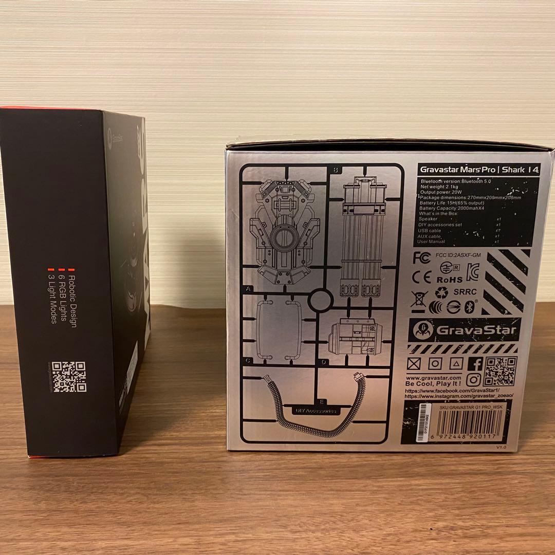 Gravastar Mars Pro Shark14 Bluetootスピーカー