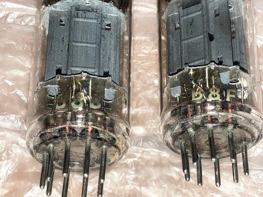 真空管 ムラード 2本セット ECC82 12AU7 ロングリブプレート新品？