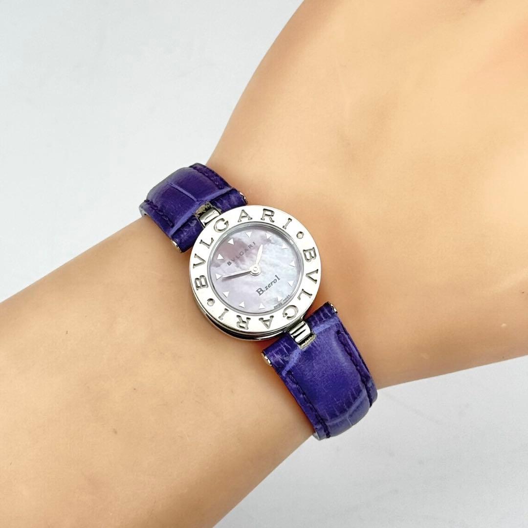 BVLGARI ビーゼロワン　BZ22S ピンクシェル　クォーツ　レディース