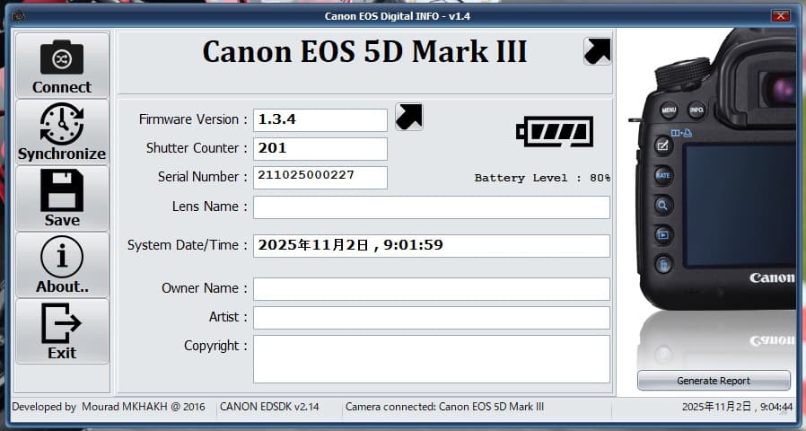【超美品】Canon EOS 5D Mark III デジタル一眼レフカメラ