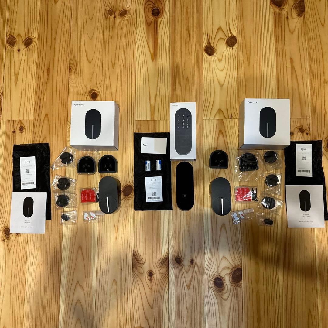 Qrio Lock キュリオロック(2台)& Qrio Pad キュリオパッド