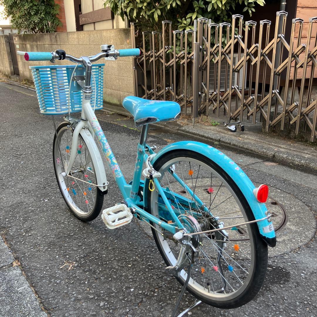 20インチ、説明書付き、ブリヂストン製、子供用自転車 水色 練馬区より