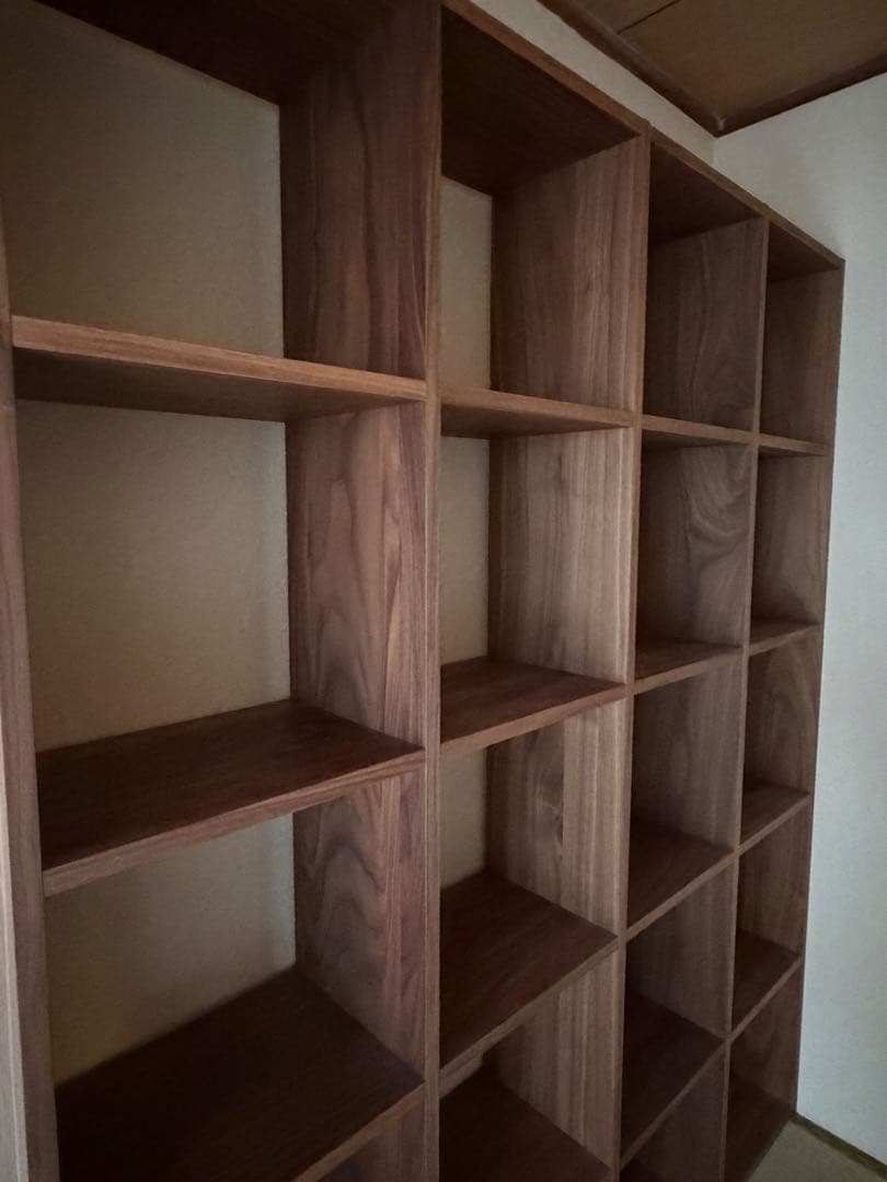 【美品】無印良品 スタッキングシェルフ セット・　ウォールナット