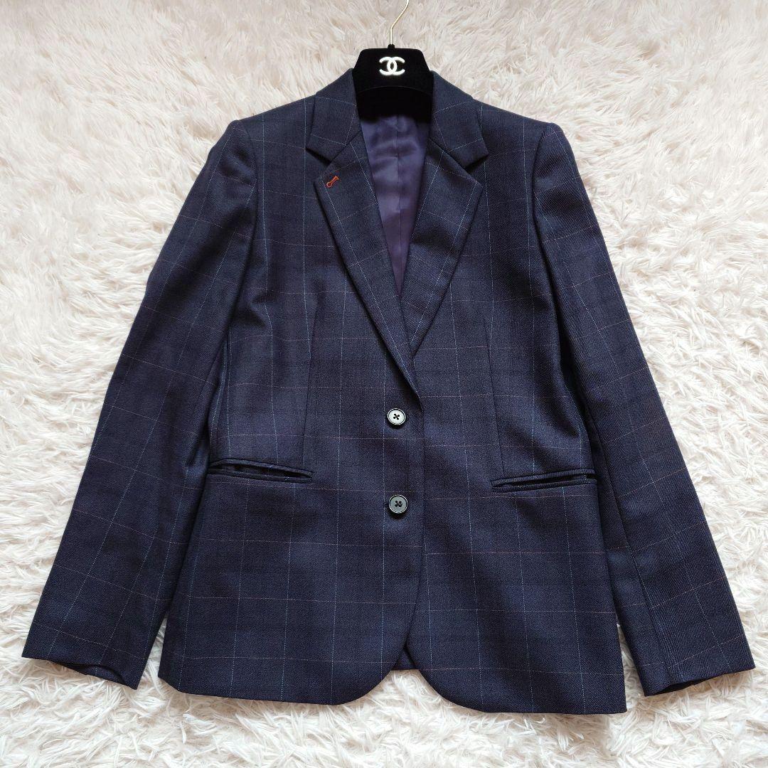 ポールスミス　チェック　格子柄　総柄　パンツ　スーツ　セットアップ　ベルト付き