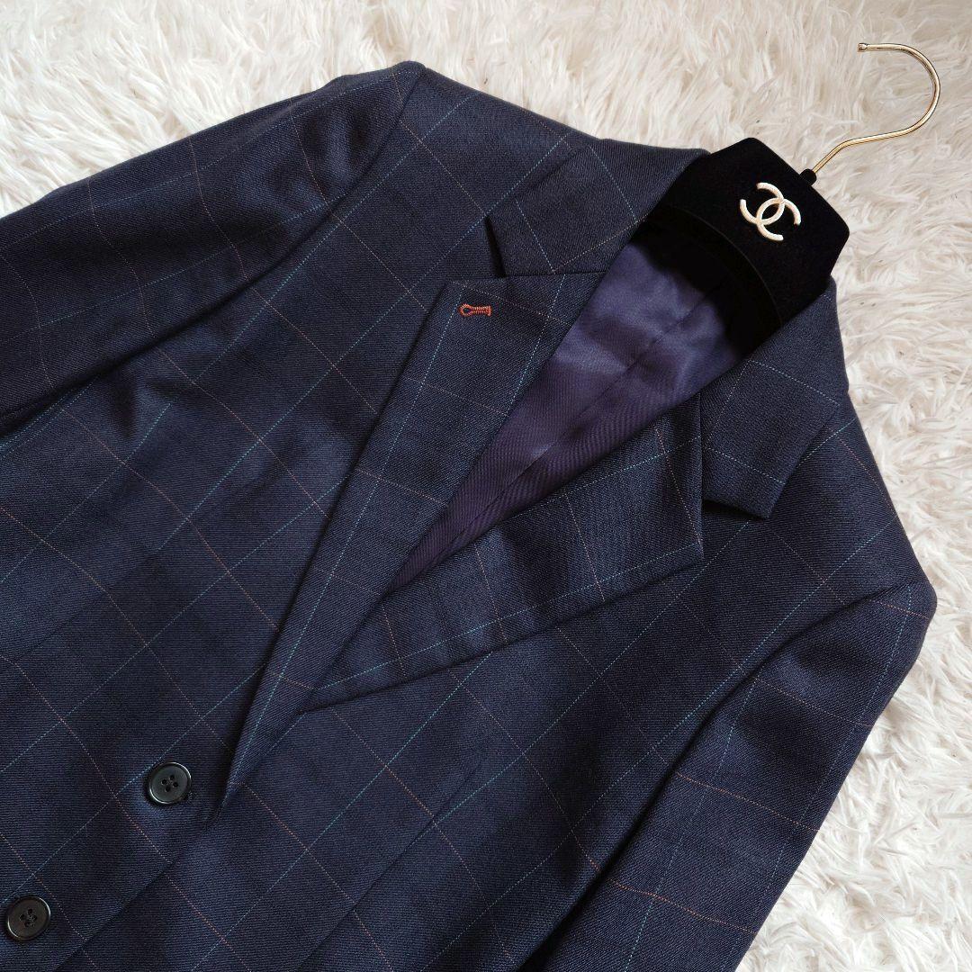 ポールスミス　チェック　格子柄　総柄　パンツ　スーツ　セットアップ　ベルト付き