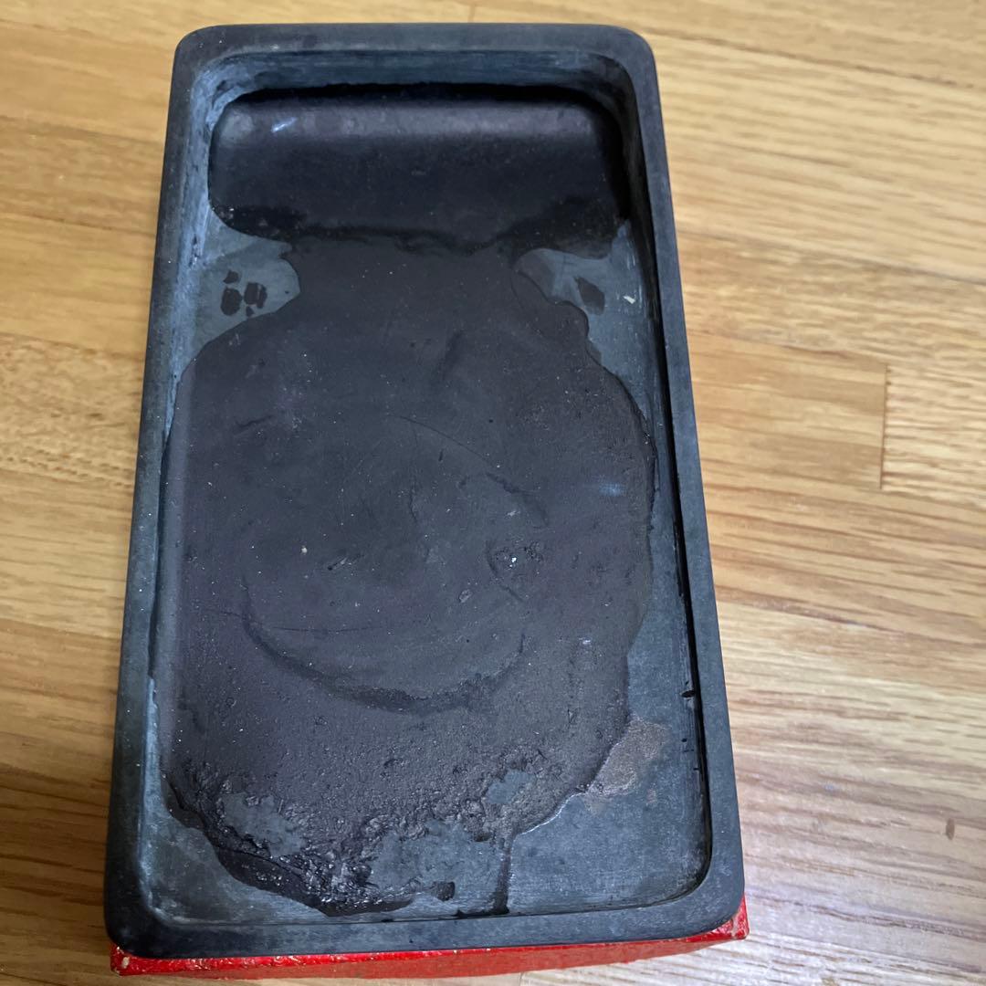 希少 高島虎斑石硯 中古品 滋賀県 堀野積善堂謹製